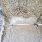 Set of 8 70s chrome chairs and smoked plexi