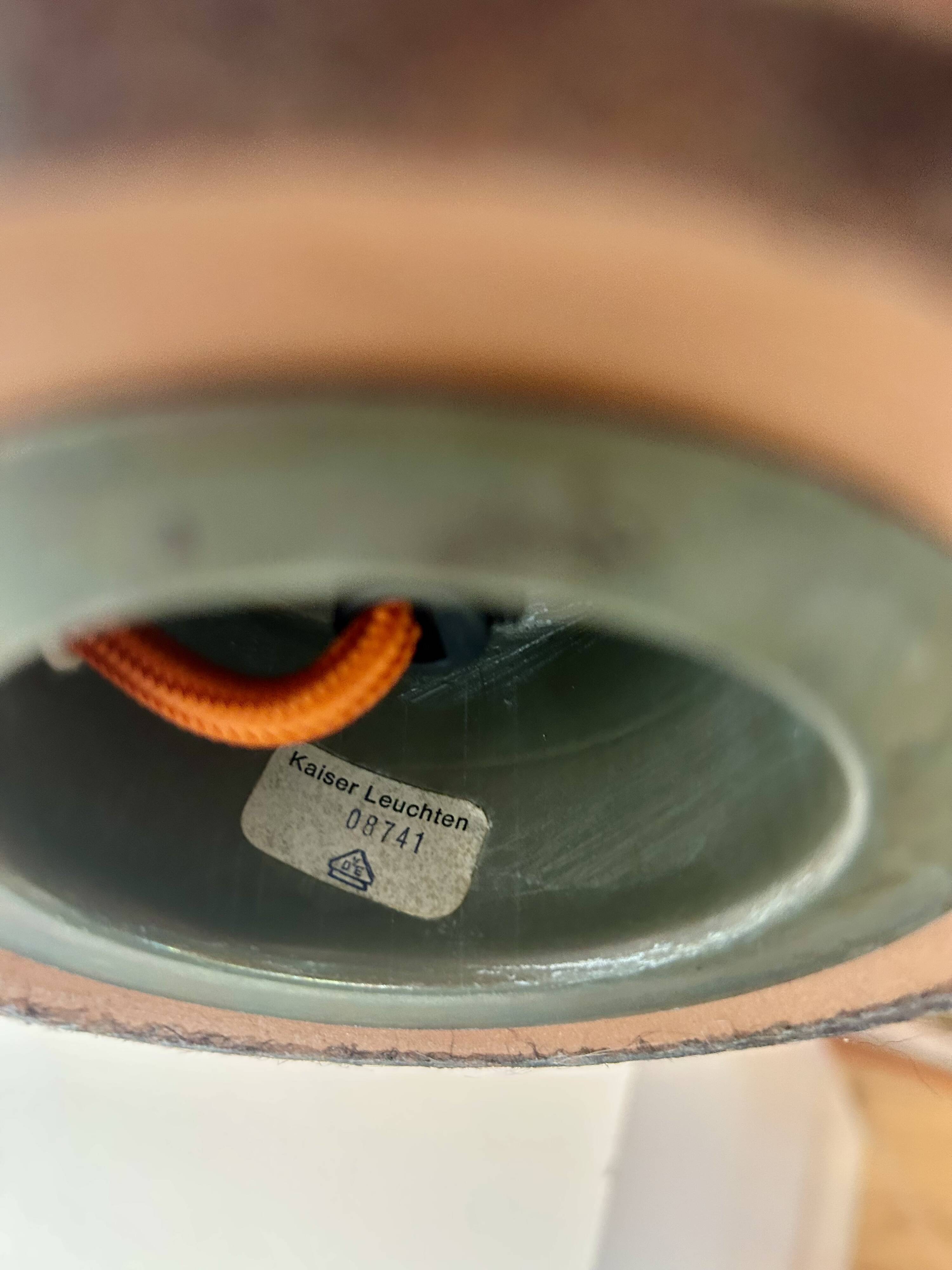 Kaiser Leuchten – Mid-Century Bubble Lamp in Fire Red