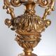 Lampe ancienne en forme de vase néoclassique en bois doré XIXe siècle