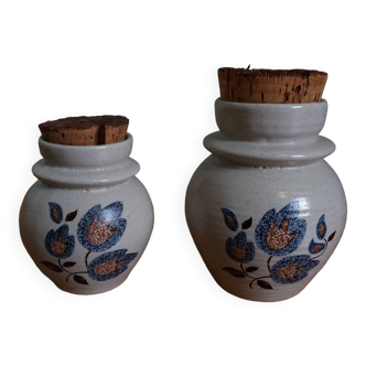 Earthenware stoneware pots from Saint Amand, Sologne model