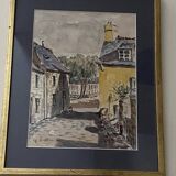 Watercolor by Robert LE RHUN (1936-2006) signed and dated (1989)
