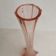 Soliflore in molded glass early twentieth century