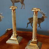 Set of antique candlesticks