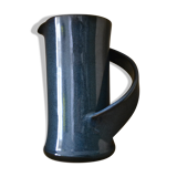 Artisanal blue pitcher