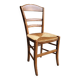 Chaise paillée & bois