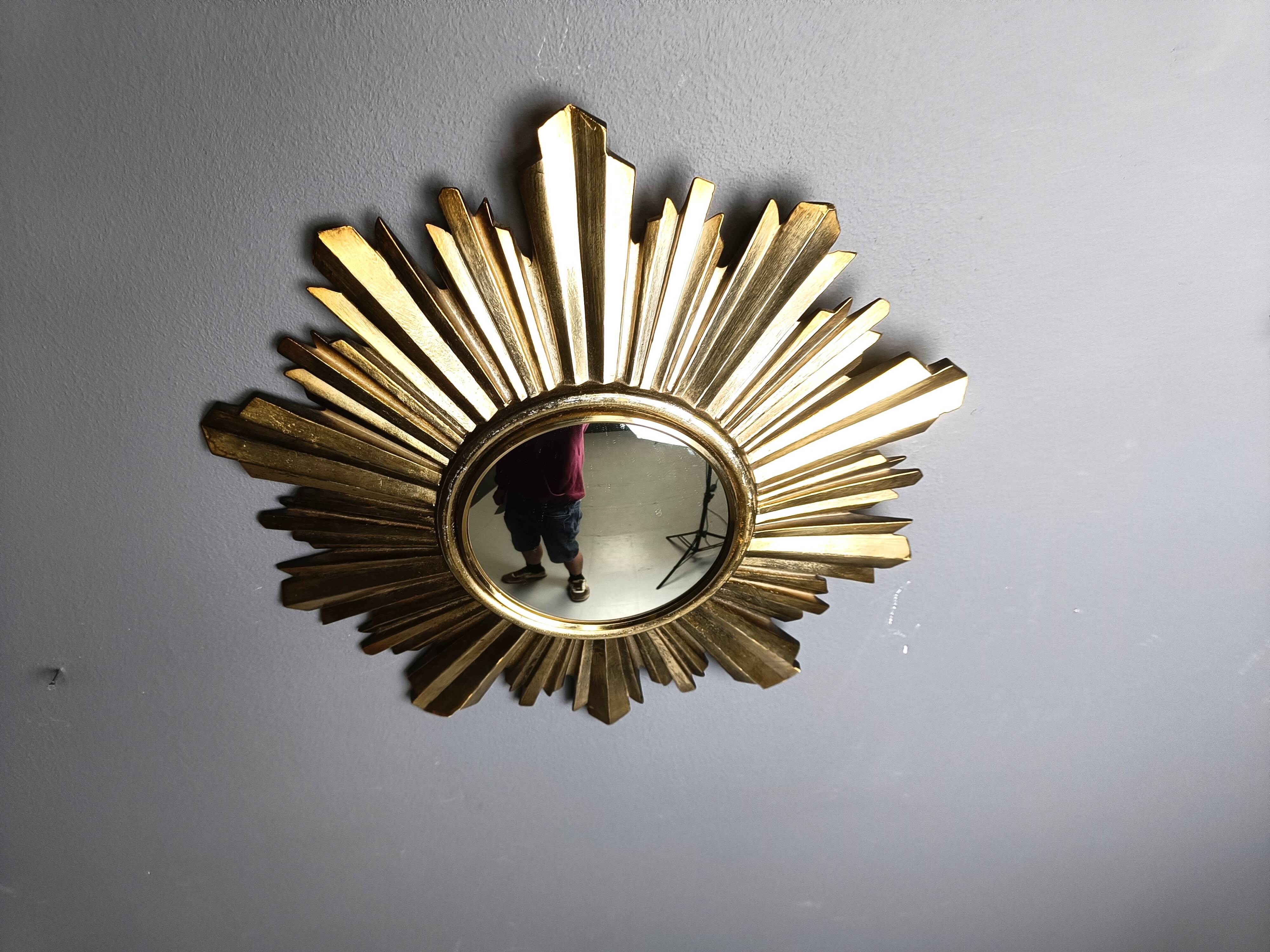 VIntage sunburst mirror, 1960s