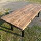 Table de ferme début 20e établi  géant