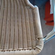 Chaises scoubidou et aluminium