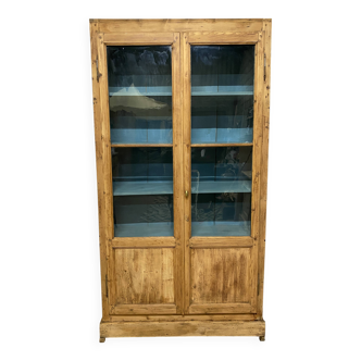 Armoire vitrée-bibliothèque-vaisselier