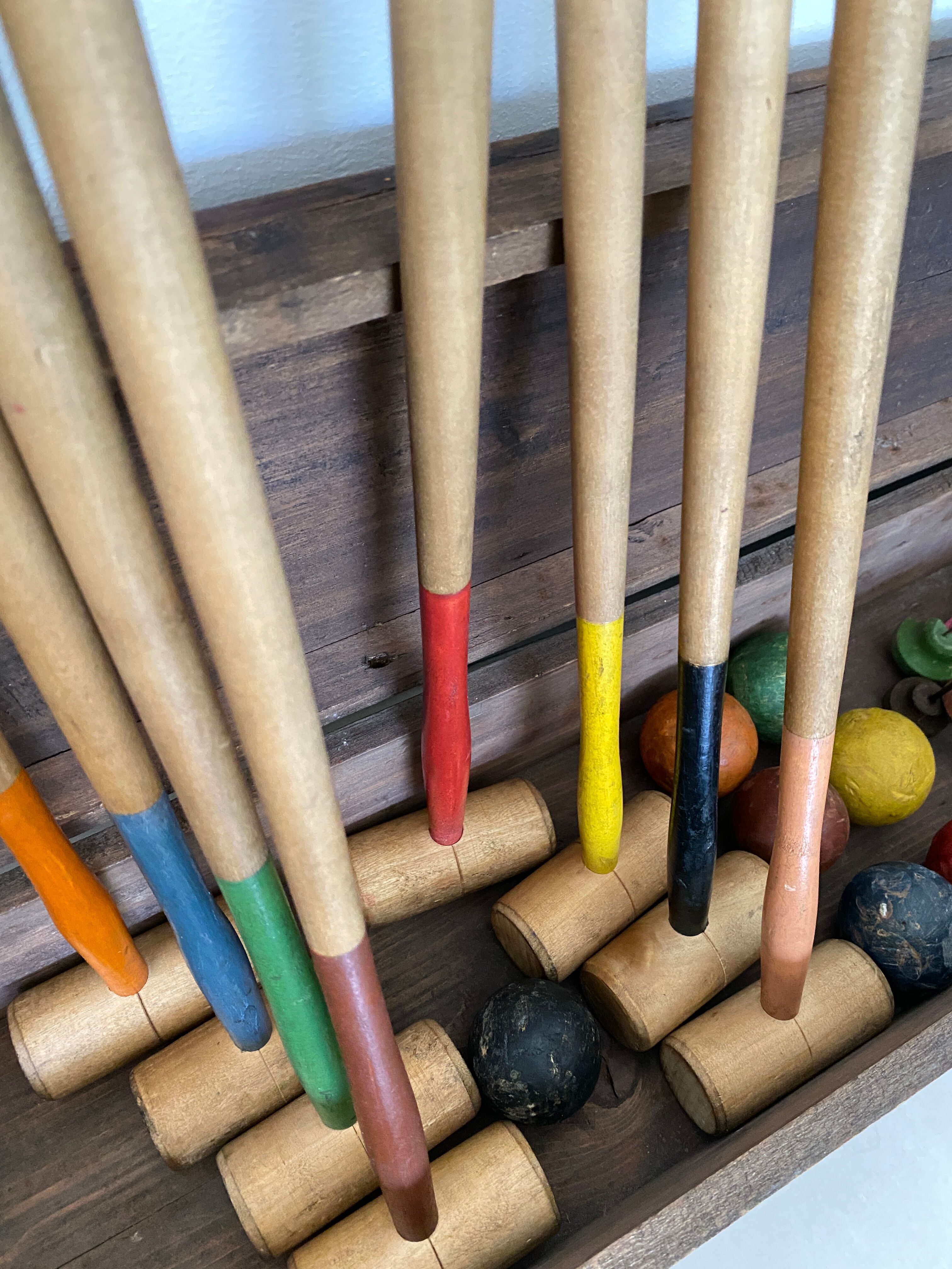 Old living room croquet game