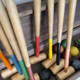 Old living room croquet game