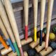 Old living room croquet game