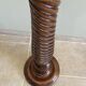 Twisted wooden stool