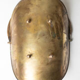 Vintage brass log holder