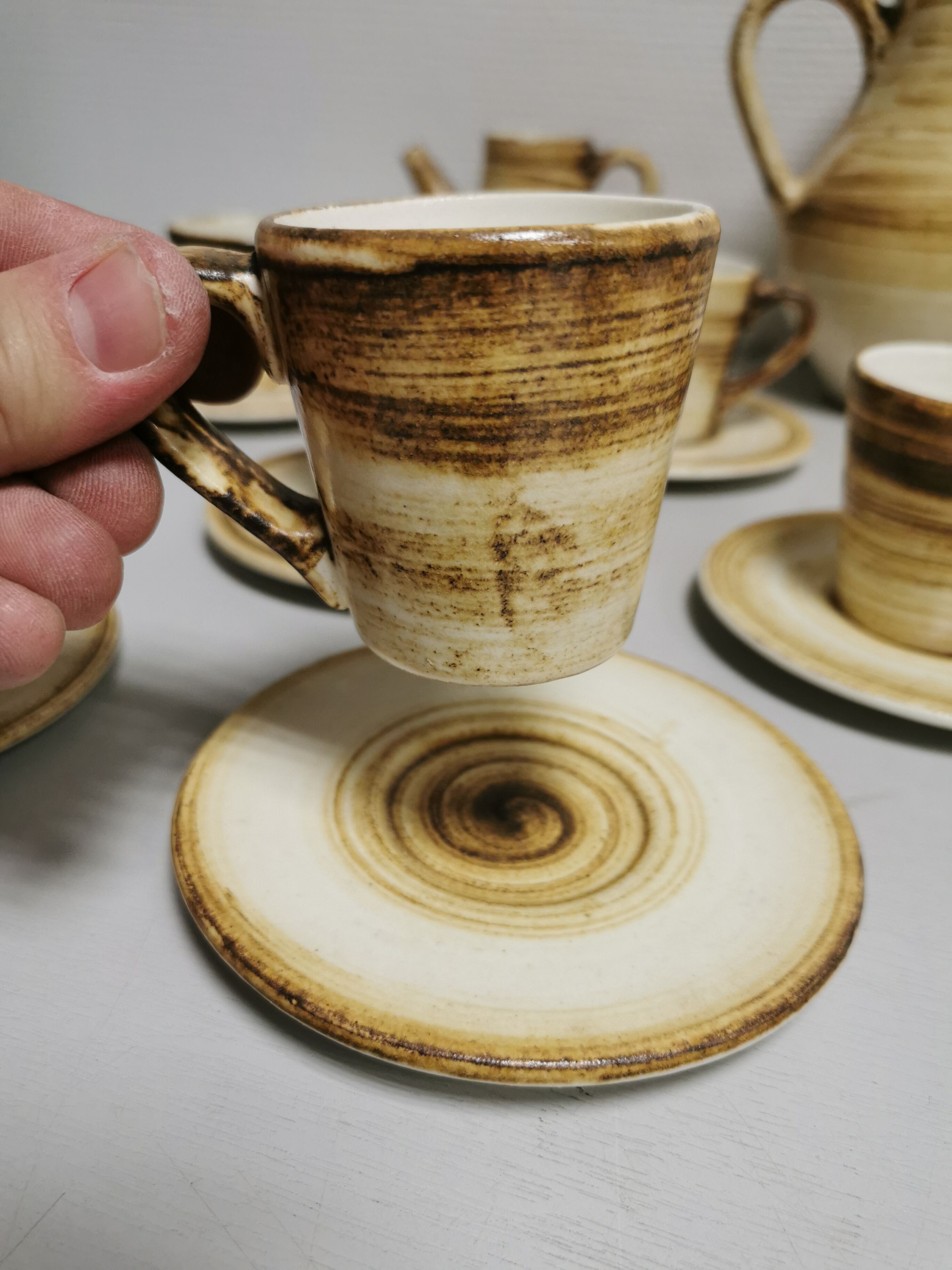 Vintage Coffee Service, Longchamps Ceramics