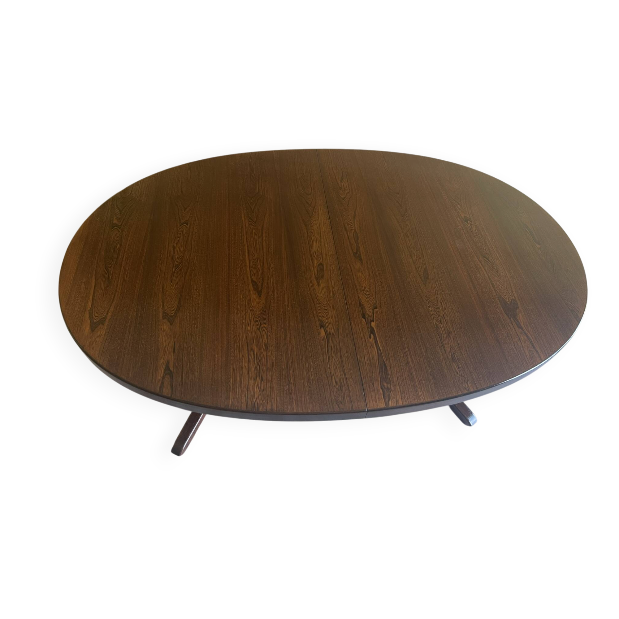 Table ovale extensible Baumann, deux rallonges