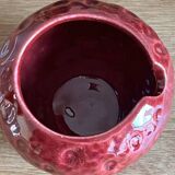 Strawberry slip jam jar