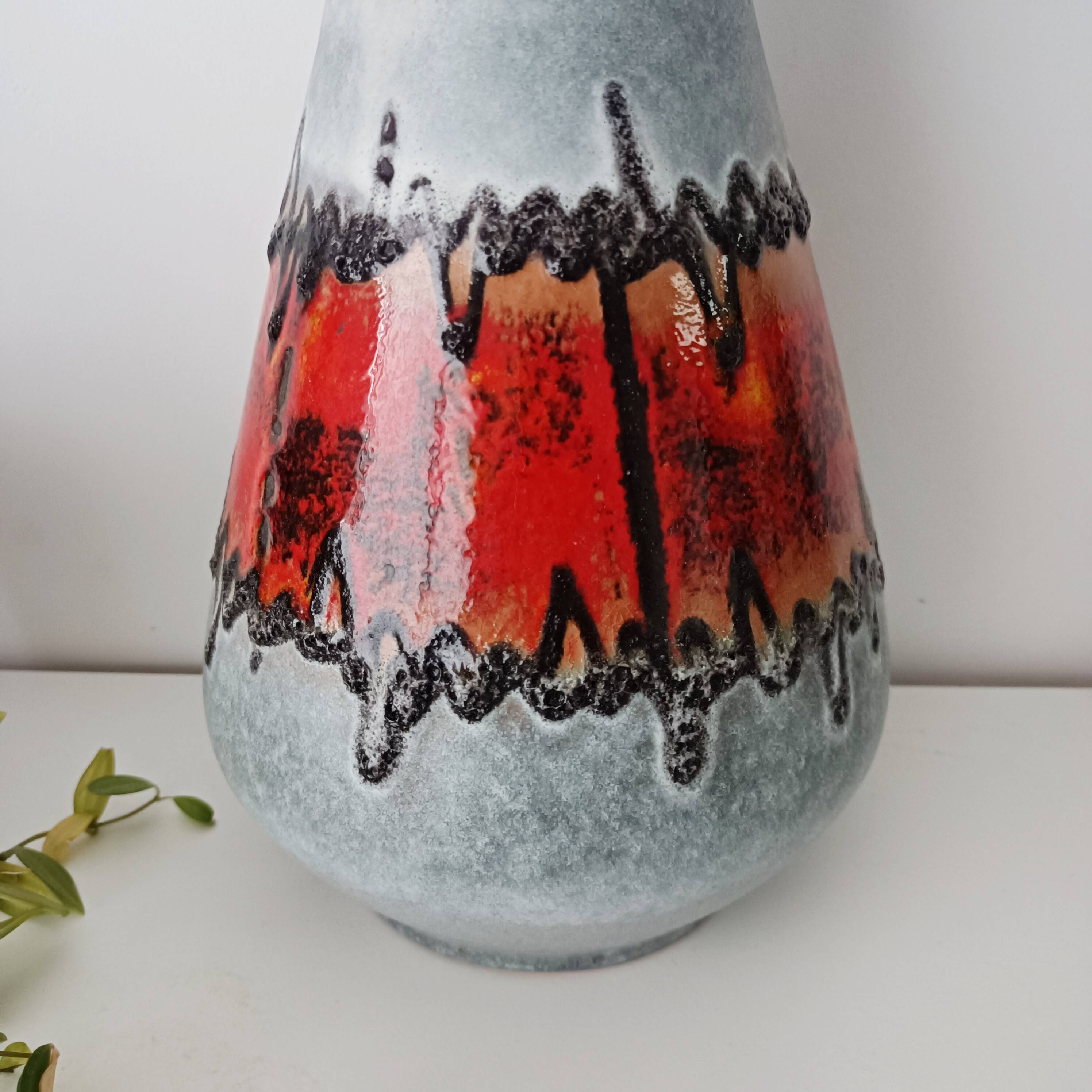 Fat lava vase Carstens West Germany 1218-29