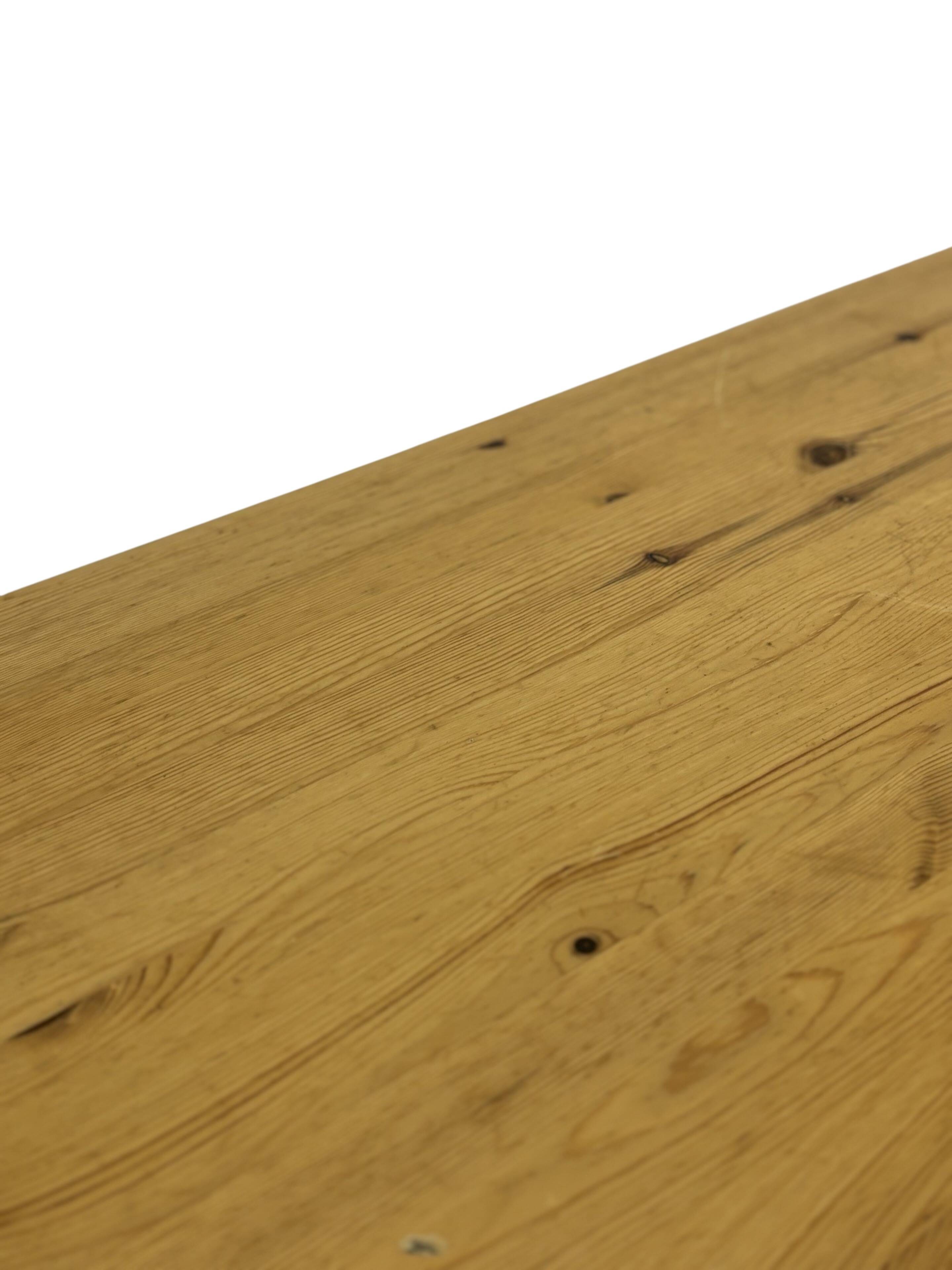 Vintage coffee table in pine 70s minimalist design