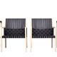 Ensemble de 4 chaises ''Ceinture de sécurité'' Gijs Bakker 1978 Hollande