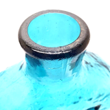 Glass decanter by Stelvia Italy 60s 70s