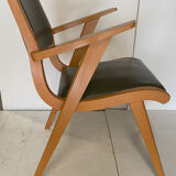 Scandinavian vintage desk and armchair