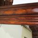 Mahogany one-piece ice cream cupboard cabinet