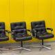 1970s Leather Swivel Chair Eurochair by Girsberger (Price for One)