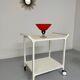 Desserte à roulette scandinave design Claesson Koivisto Rune Swedese, années 90