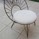 Vintage Danish wrought iron armchair