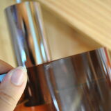 Smoked plexiglass chandelier 1970s