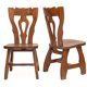 Set of 6 chairs by Guillerme and Chambron