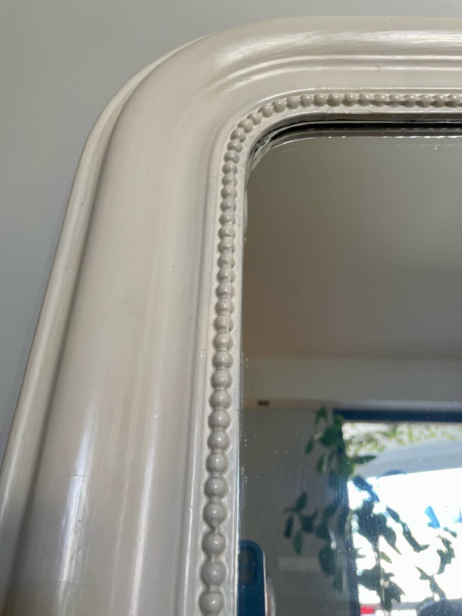 Mirror Louis Philippe white