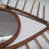 Mirror wooden eye