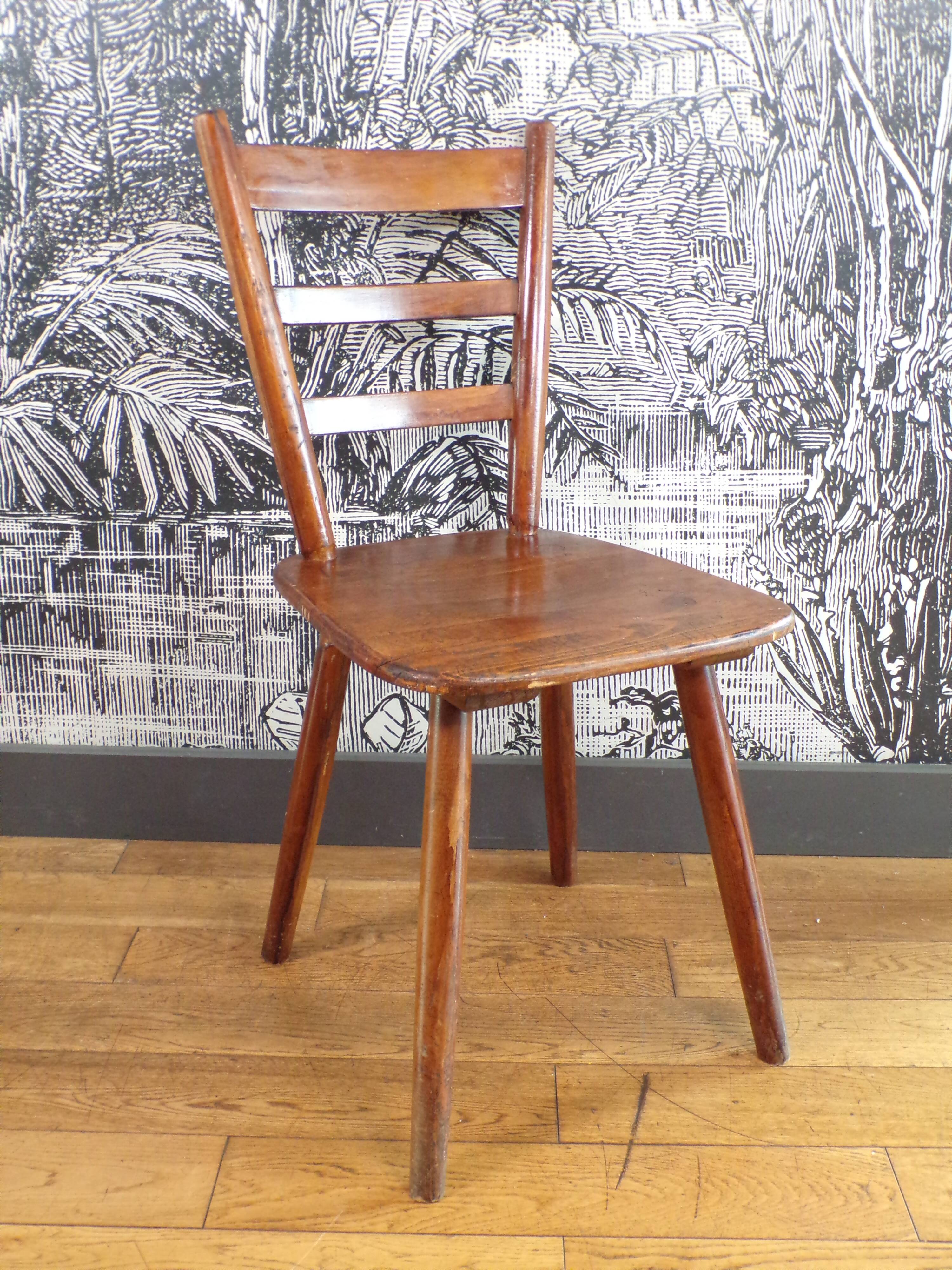 Wooden chair by Adolf Gustav Schneck for Tubingen