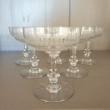 Old champagne glasses