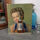 Advertising cardboard - advertising cognac martell - bistrot