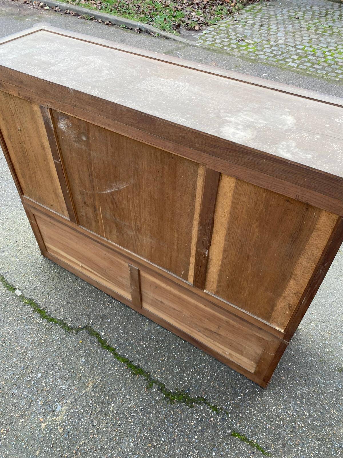 Buffet Louis XVI en bois massif 1930