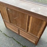 Buffet Louis XVI en bois massif 1930