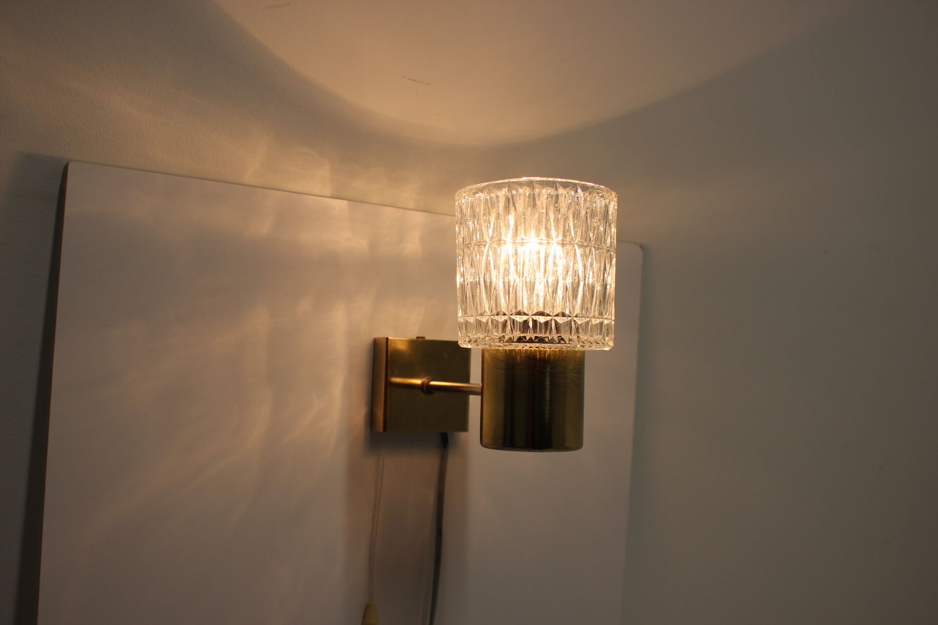 Wall Lamp by Kamenicky Senov, 1970s Czechoslovakia