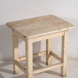 Antique table in solid white pine (circa 1920)