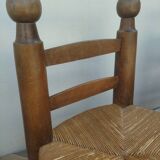 Pair of low mulched chairs