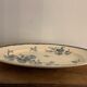Soupière ravier and dish old blue porcelain Sarreguemines model Groseilles