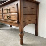 Guillerme and Chambron oak chest of drawers