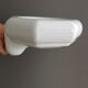 Lot de 3 appliques en faience blanche