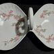 Servant aperitif porcelain dish Bernardaud Limoges decor Amandine