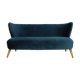 Mid-century velvet "cocktail" sofa, 1960