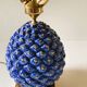 Mid-century Italian ceramic pineapple lamp