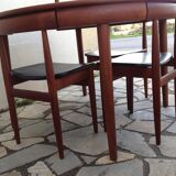 Table and chairs Hans Olsen made in Denmark