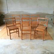 Suite de 6 chaises de René Gabriel